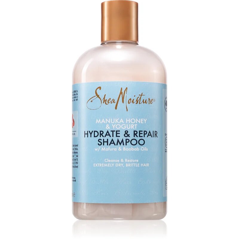 Shea Moisture Manuka Honey & Yogurt Shampoo vlažilni šampon za suhe lase 384 ml