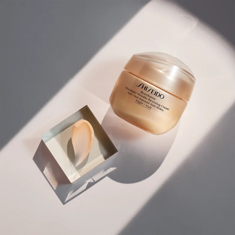 Shiseido Benefiance Overnight Wrinkle Resist Cream nočna krema proti gubam 50 ml