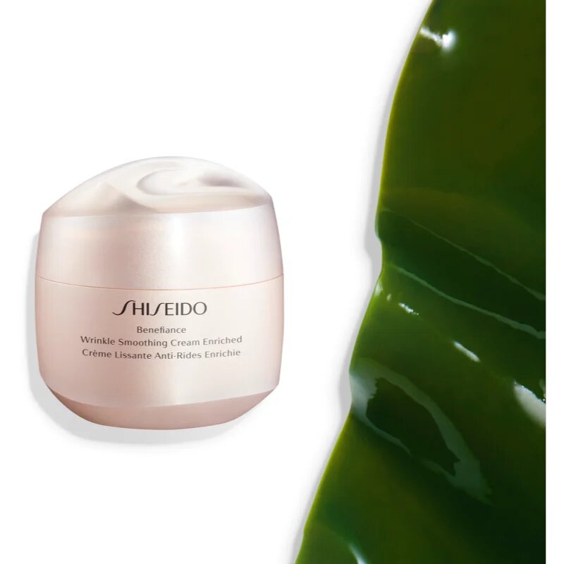 Shiseido Benefiance Wrinkle Smoothing Cream Enriched dnevna in nočna krema proti gubam za suho kožo 75 ml