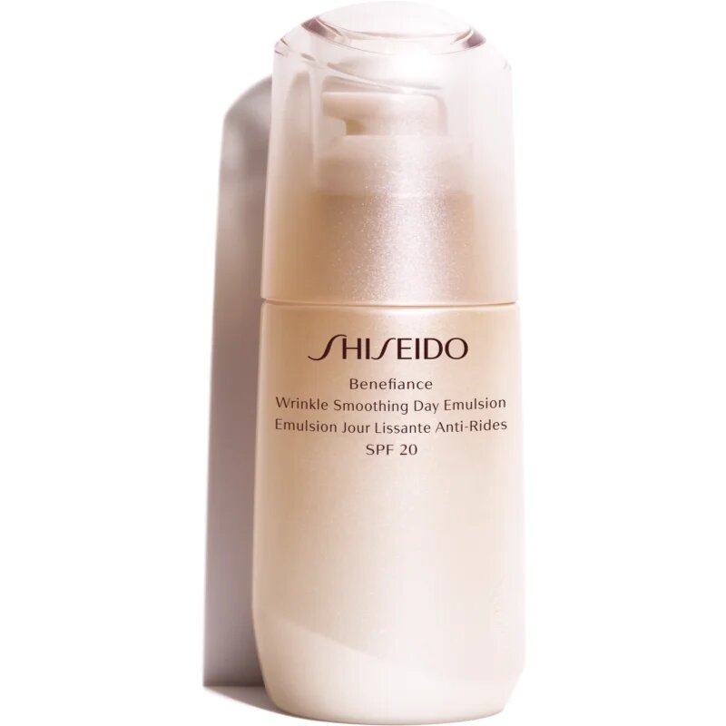 Shiseido Benefiance Wrinkle Smoothing Day Emulsion zaščitna emulzija proti staranju kože SPF 20 75 ml