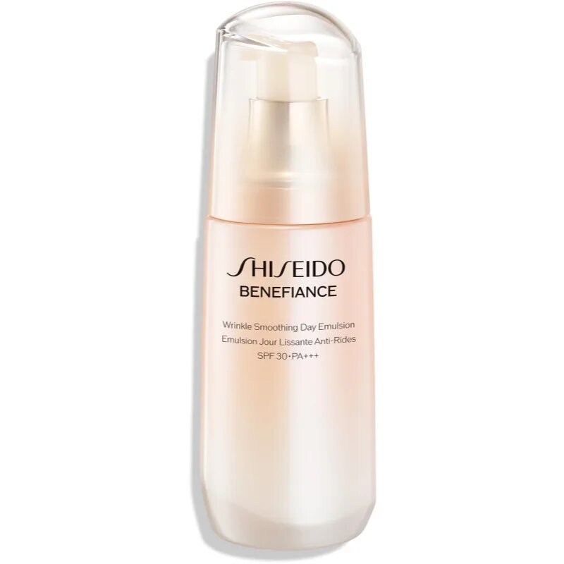 Shiseido Benefiance Wrinkle Smoothing Day Emulsion zaščitna emulzija proti staranju kože SPF 30 75 ml