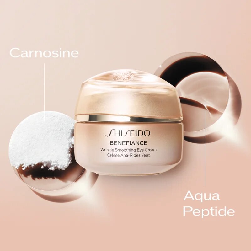 Shiseido Benefiance Wrinkle Smoothing Eye Cream hralnilna krema za predel okoli oči za zmanjšanje gub 15 ml
