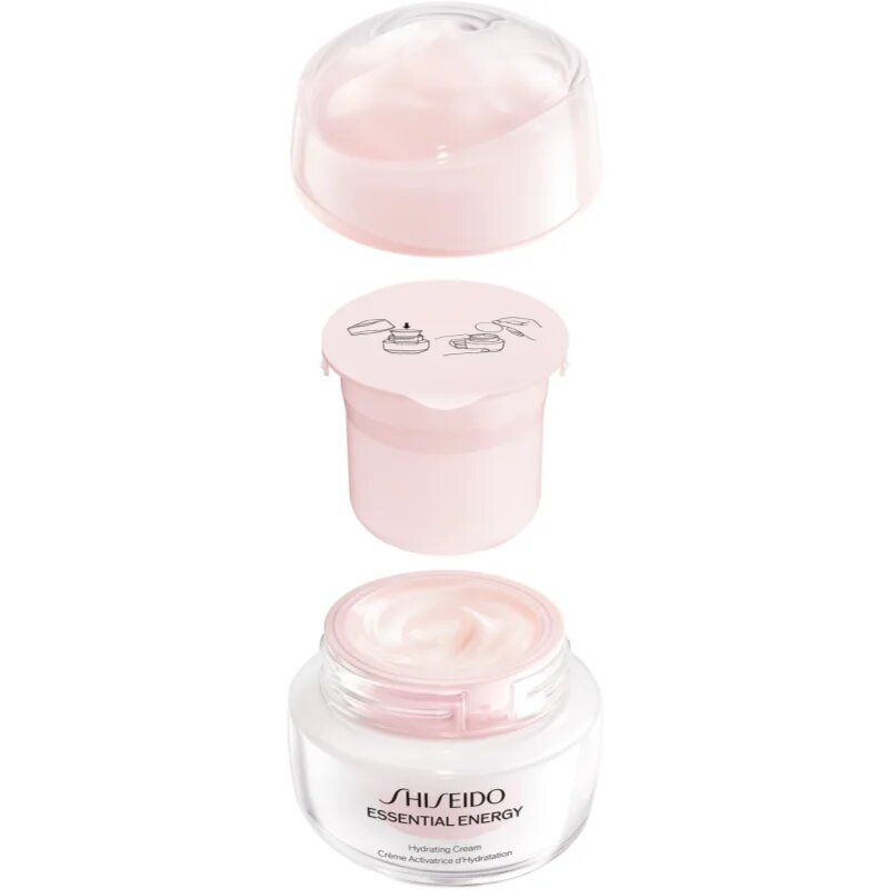 Shiseido Essential Energy Hydrating Cream globinsko vlažilna krema nadomestno polnilo 50 ml