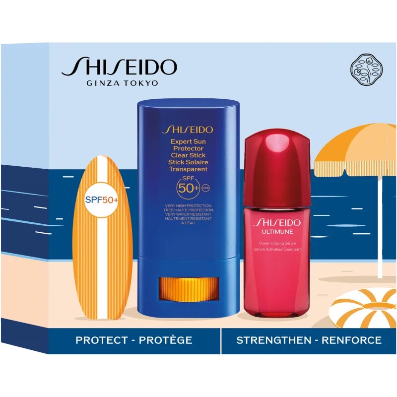 Shiseido Expert Sun Protector Clear Stick SPF 50+ darilni set za ženske