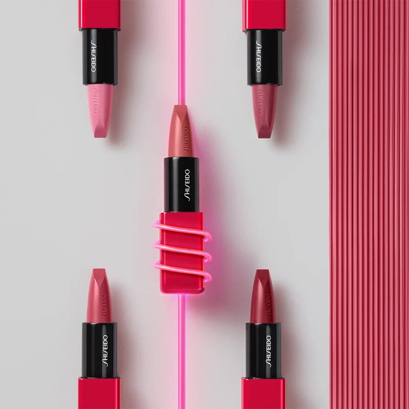 Shiseido Makeup Technosatin gel lipstick satenasta šminka odtenek 404 Data Stream 4 g