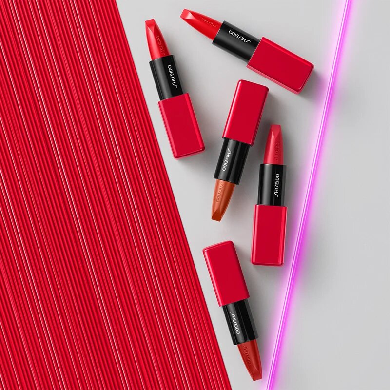 Shiseido Makeup Technosatin gel lipstick satenasta šminka odtenek 415 Short Circuit 4 g