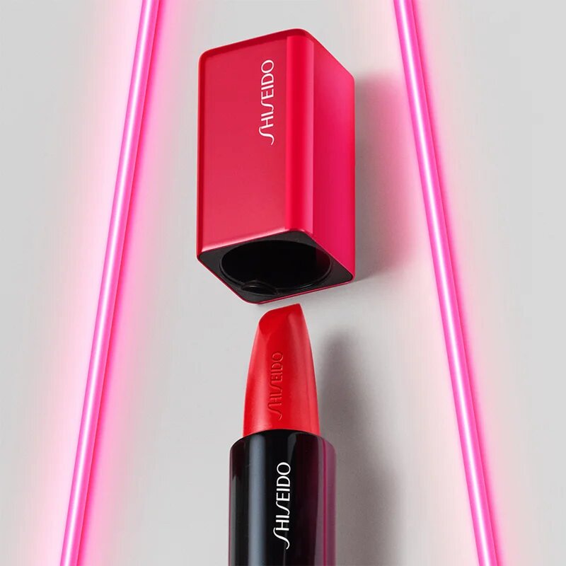 Shiseido Makeup Technosatin gel lipstick satenasta šminka odtenek 415 Short Circuit 4 g