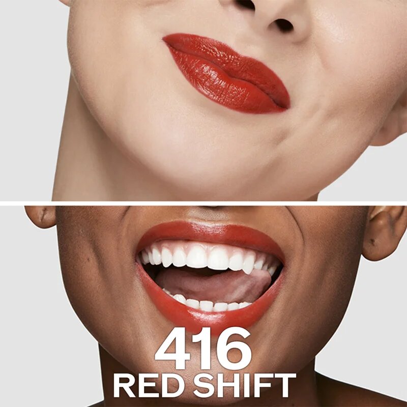 Shiseido Makeup Technosatin gel lipstick satenasta šminka odtenek 416 Red Shift 4 g