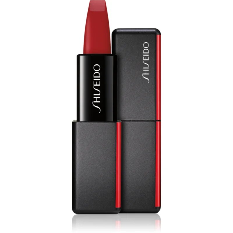 Shiseido ModernMatte Powder Lipstick mat pudrasta šminka odtenek 516 Exotic Red (Scarlet Red) 4 g