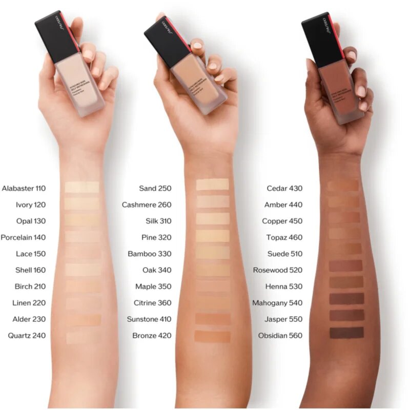 Shiseido Synchro Skin Self-Refreshing Foundation Advanced dolgoobstojen tekoči puder SPF 30 odtenek 150 Lace 30 ml