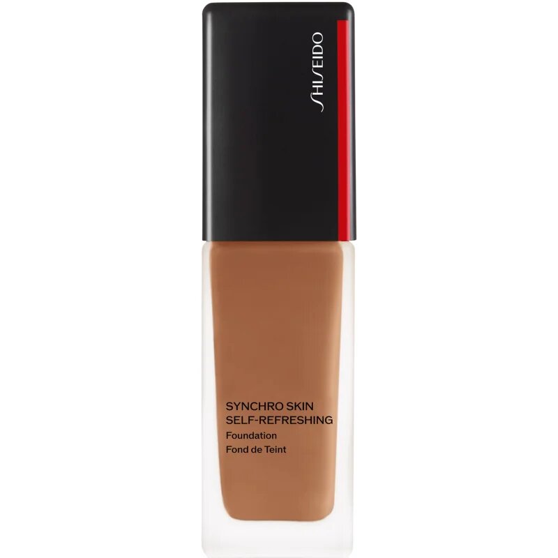 Shiseido Synchro Skin Self-Refreshing Foundation Advanced dolgoobstojen tekoči puder SPF 30 odtenek 460 Topaz 30 ml