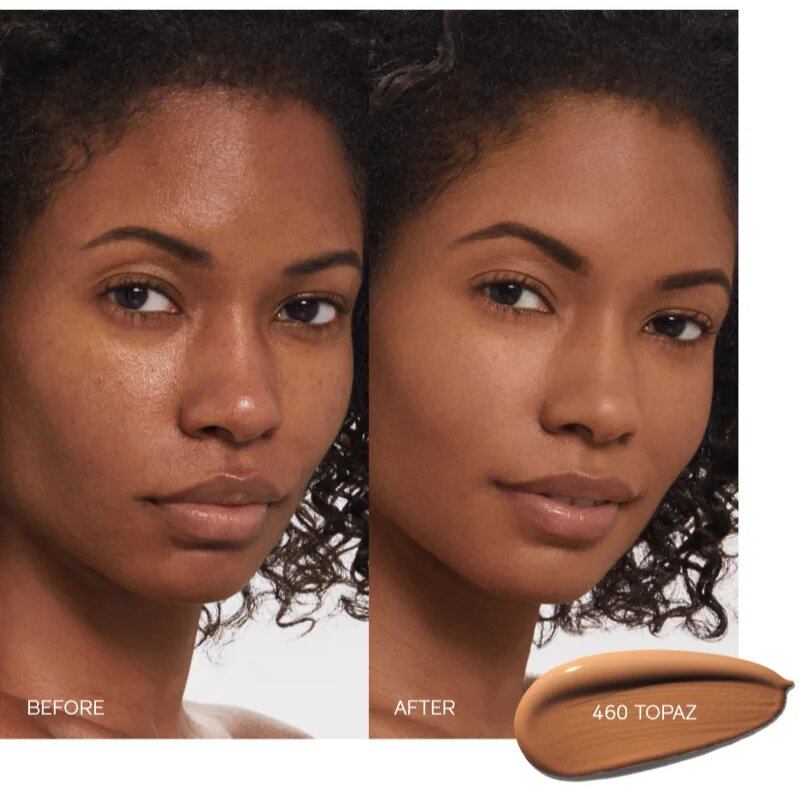 Shiseido Synchro Skin Self-Refreshing Foundation Advanced dolgoobstojen tekoči puder SPF 30 odtenek 460 Topaz 30 ml