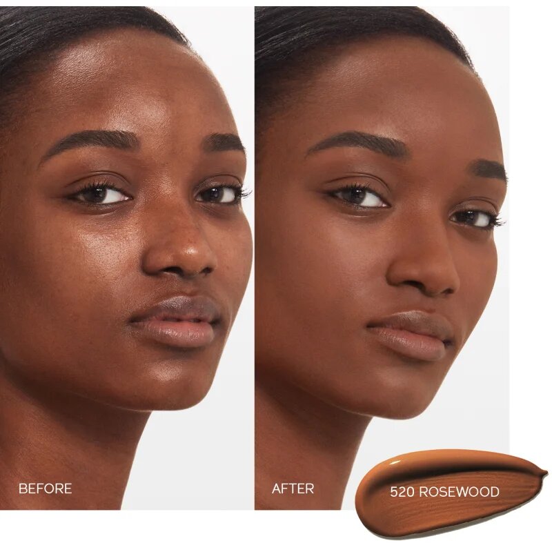 Shiseido Synchro Skin Self-Refreshing Foundation Advanced dolgoobstojen tekoči puder SPF 30 odtenek 520 Rosewood 30 ml
