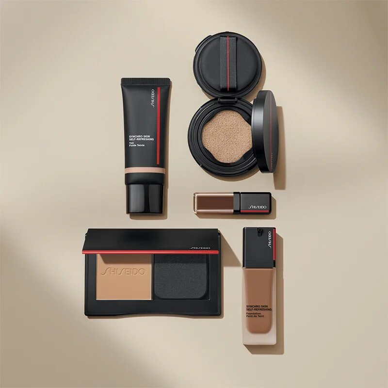 Shiseido Synchro Skin Self-Refreshing Foundation vlažilni tekoči puder SPF 20 odtenek 315 Medium Matsu 30 ml