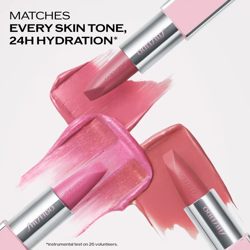 Shiseido Technosatin Pink satenasta šminka odtenek 05 Galaxy Pink 3.3 g
