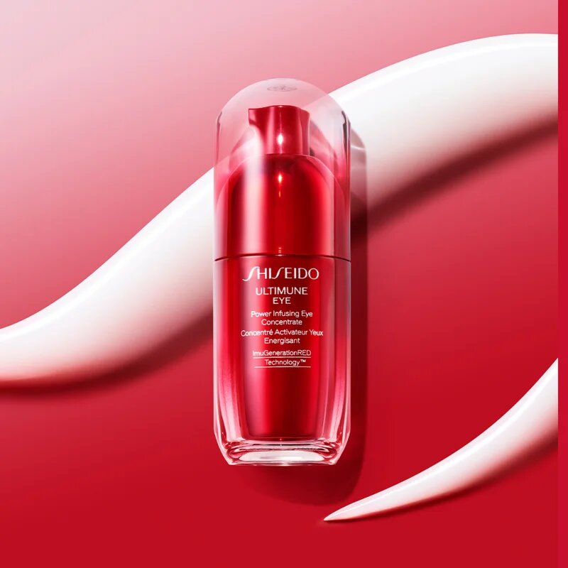 Shiseido Ultimune Eye Power Infusing Eye Concentrate serum za oči za kompleksno nego proti gubam 15 ml