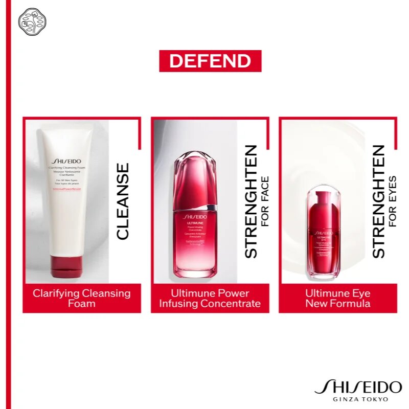 Shiseido Ultimune Eye Power Infusing Eye Concentrate serum za oči za kompleksno nego proti gubam 15 ml