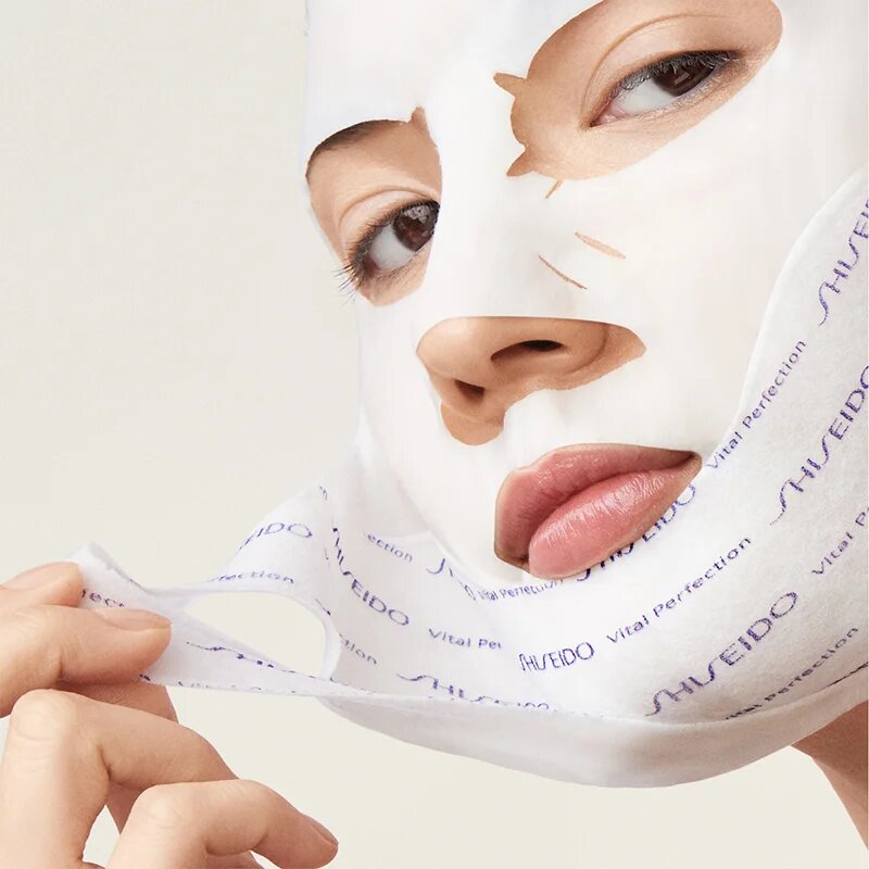 Shiseido Vital Perfection Liftdefine Radiance Face Mask luksuzna učvrstitvena maska za obraz za ženske 6x2 kos