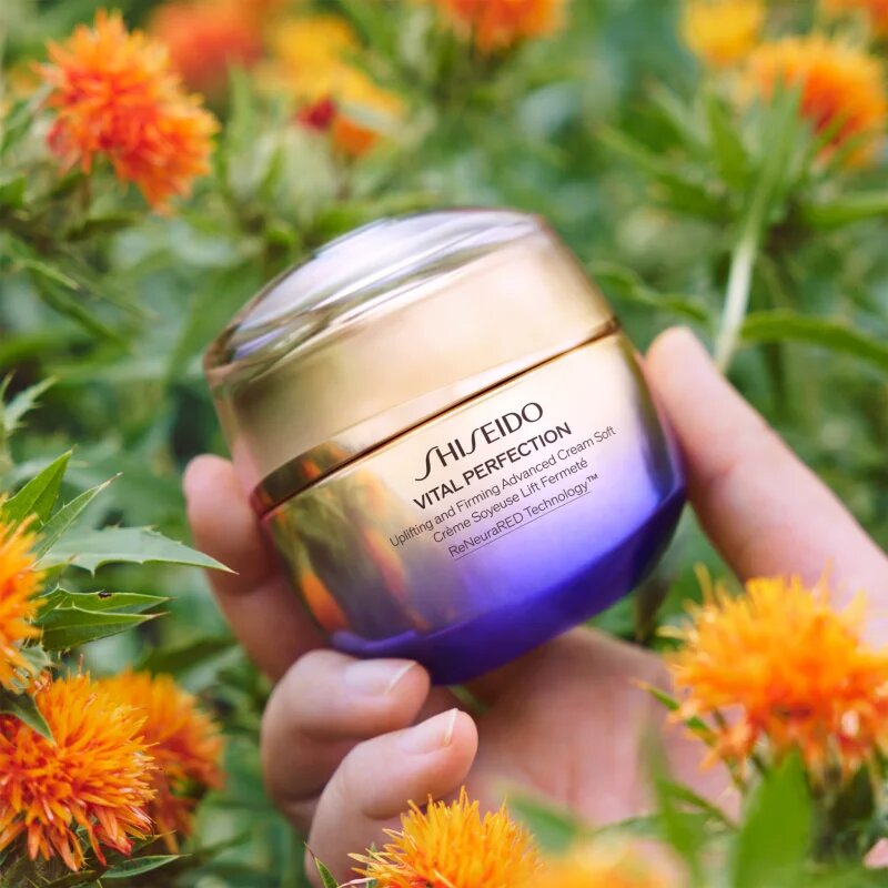 Shiseido Vital Perfection Uplifting and Firming Advanced Cream Soft lahka učvrstitvena krema za dan in noč nadomestno polnilo 50 ml
