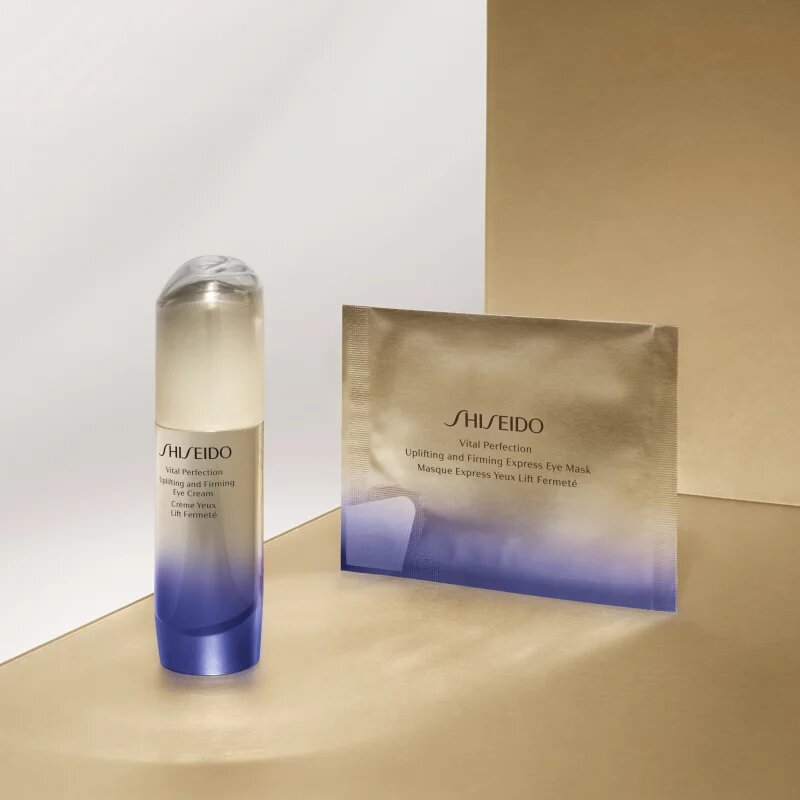 Shiseido Vital Perfection Uplifting & Firming Express Eye Mask lifting in učvrstitvena maska za predel okoli oči 12 kos