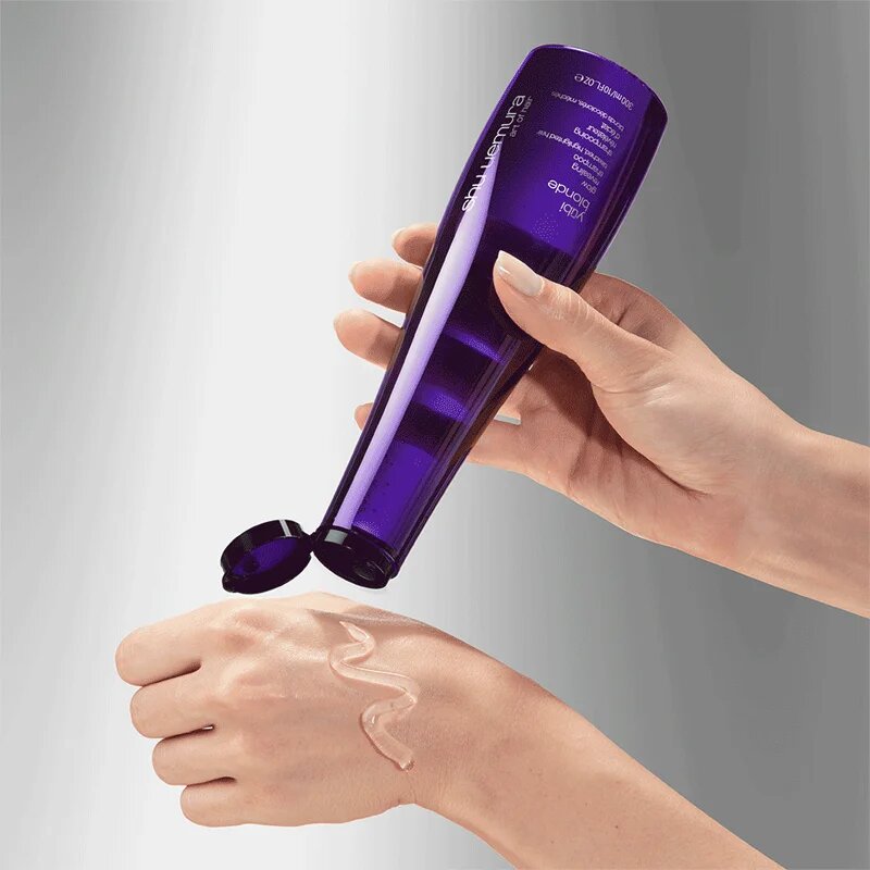 Shu Uemura Yūbi Blonde Shampoo osvetljevalni šampon za blond in sive lase 300 ml