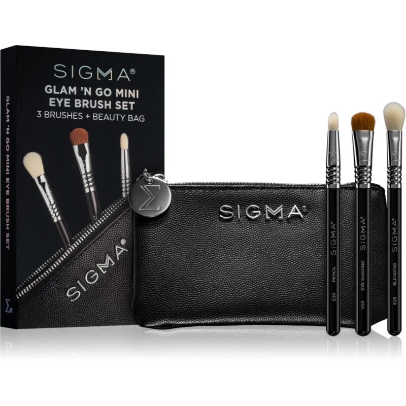 Sigma Beauty Brush Set Glam N Go Set čopičev s torbico
