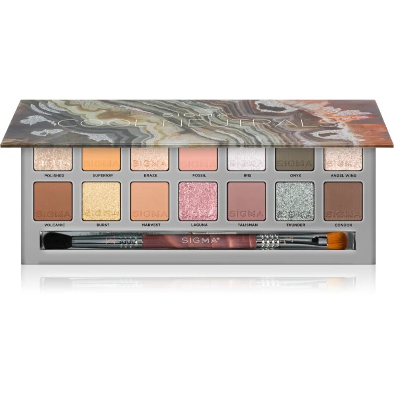 Sigma Beauty Cool Neutrals paleta senčil za oči 1 kos