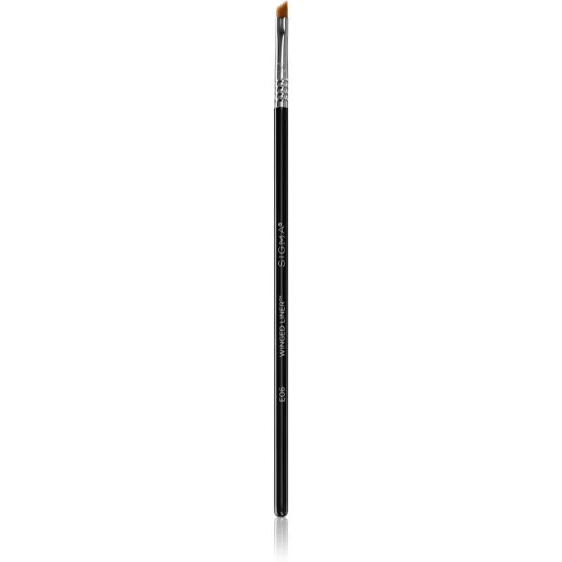 Sigma Beauty Eyes E06 WINGED LINER™ BRUSH čopič za ličenje oči 1 kos