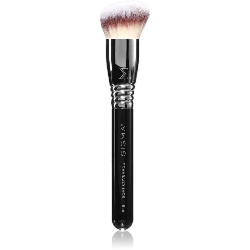Sigma Beauty Face F48 Soft Coverage čopič za kremasti in tekoči puder 1 kos