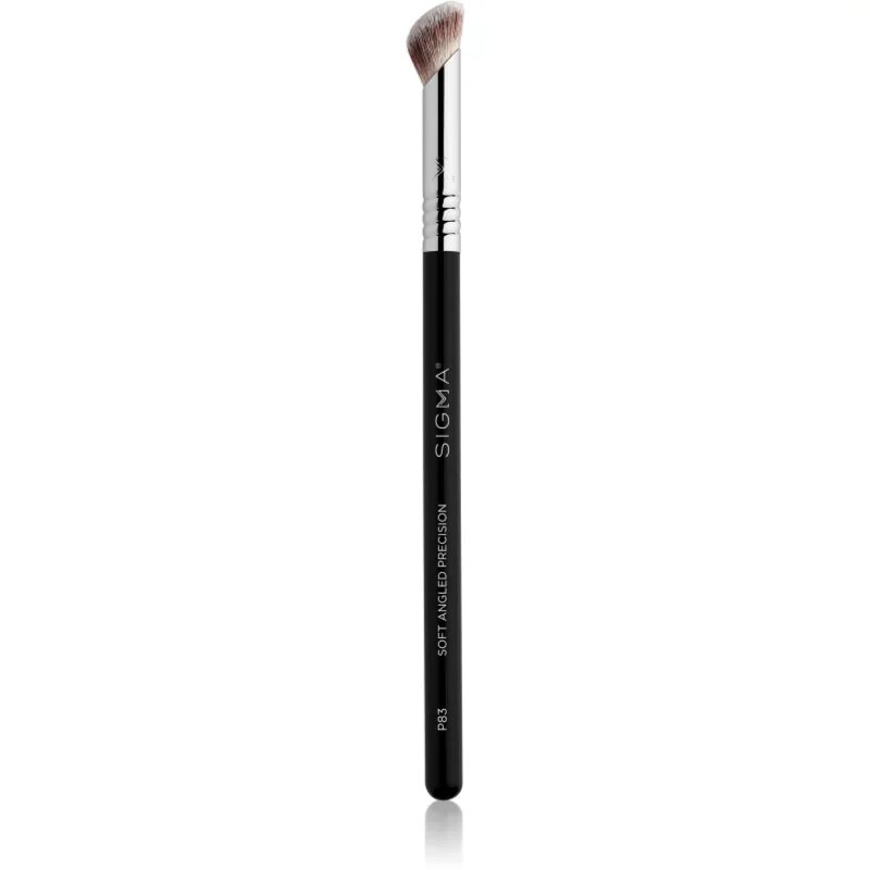 Sigma Beauty Face P83 Soft Angled Precision čopič za korektor za konture oči in ustnic P83 1 kos