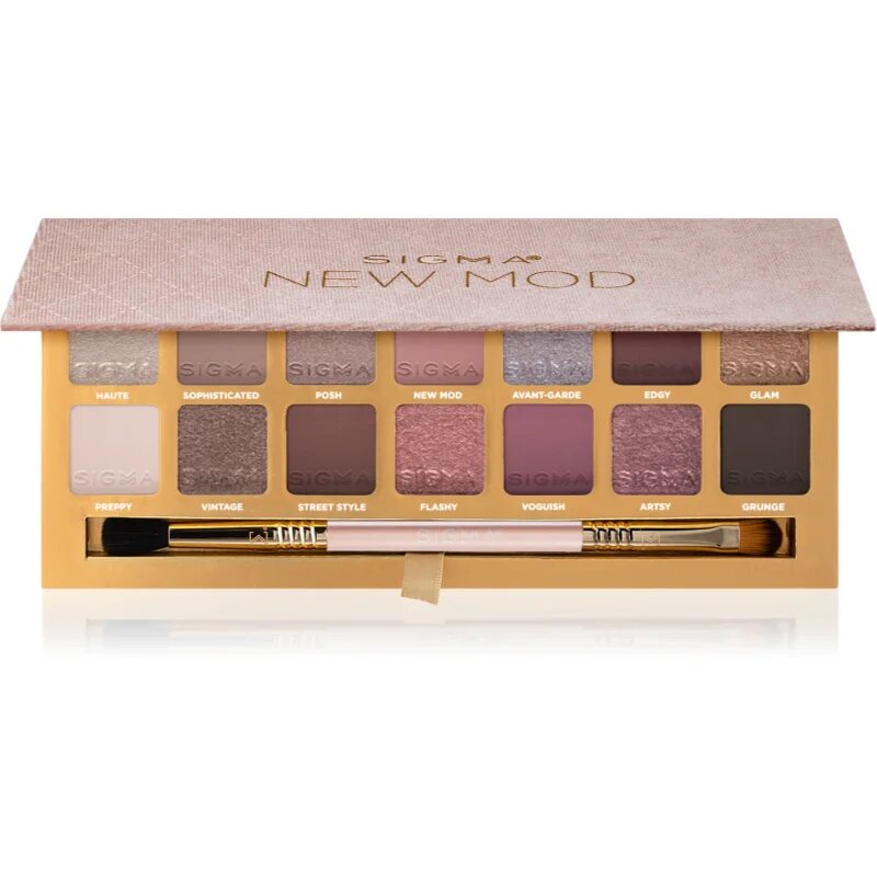Sigma Beauty New Mod Eyeshadow Palette paleta senčil za oči z aplikatorjem 208.2 g