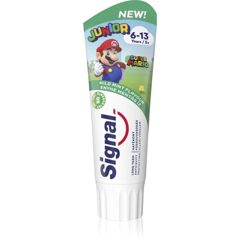 Signal Junior otroška zobna pasta 6 - 13 - Super Mario 75 ml