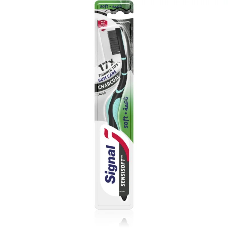 Signal Sensisoft Charcoal zobna ščetka soft 1 kos