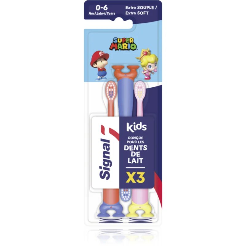Signal Super Mario zobna ščetka za otroke soft 0-6/2-6