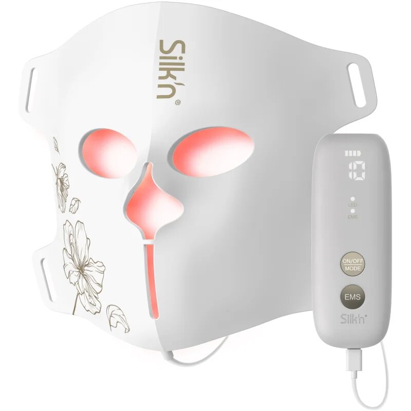 Silk'n LED&EMS maska za obraz proti gubam s tehnologijama LED in EMS 1 kos