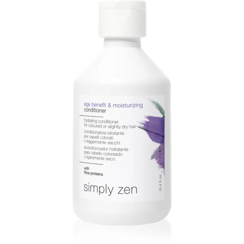 Simply Zen Age Benefit & Moisturizing vlažilni balzam za barvane lase 250 ml