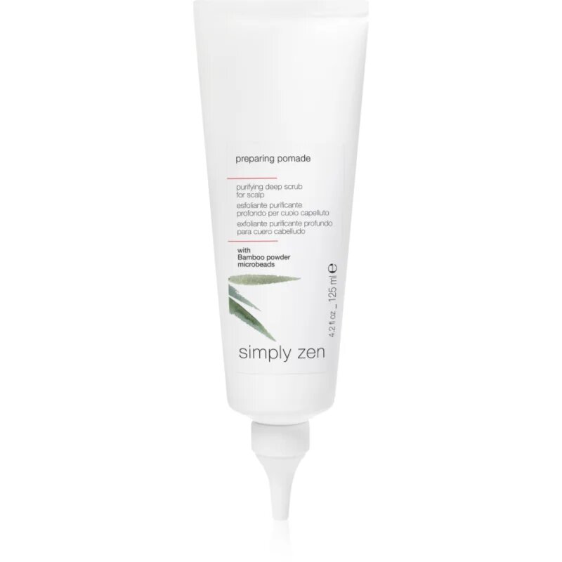 Simply Zen Preparing Pomade čistilna piling pasta za lasišče 125 ml