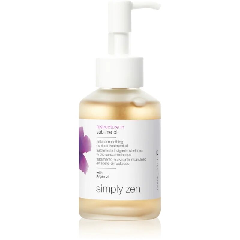 Simply Zen Restructure In gladilno olje za suhe in poškodovane lase 100 ml