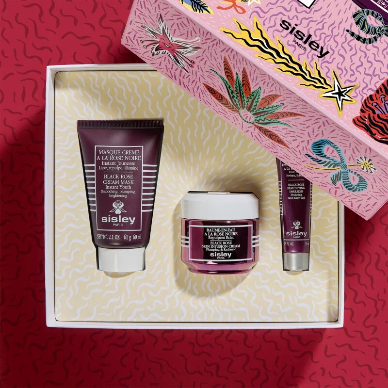 Sisley Black Rose Gift Set by Marie-Victoire de Bascher darilni set za sijoč videz limitirana edicija