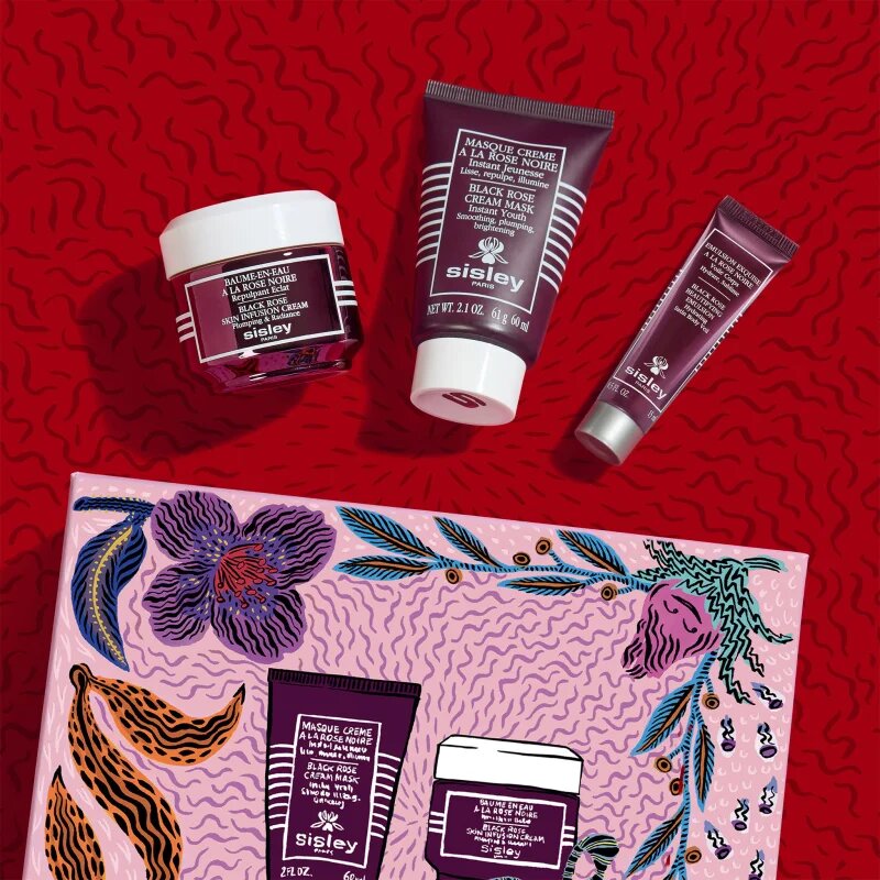Sisley Black Rose Gift Set by Marie-Victoire de Bascher darilni set za sijoč videz limitirana edicija