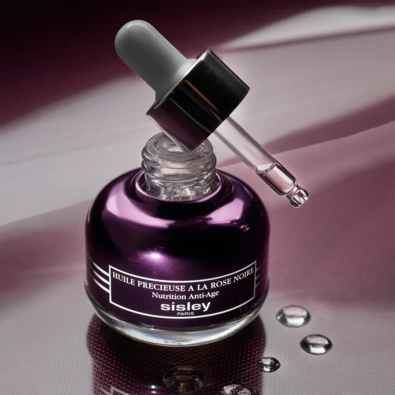 Sisley Black Rose Precious Face Oil hranilno olje za obraz z revitalizacijskim učinkom proti gubam 25 ml