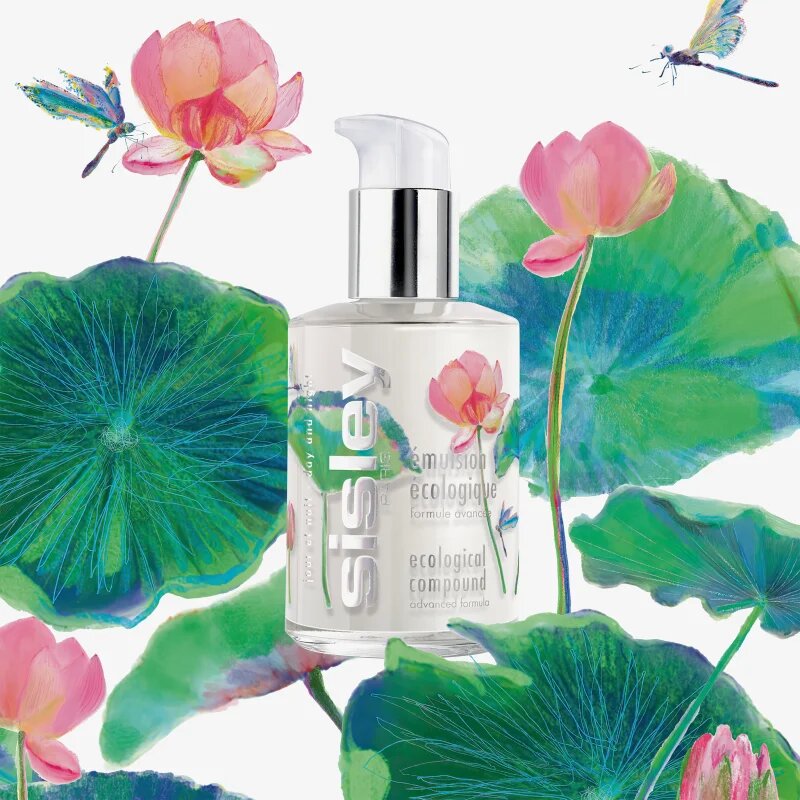Sisley Ecological Compound Limited Edition Blissful Lotus vlažilna emulzija omejena izdaja 125 ml