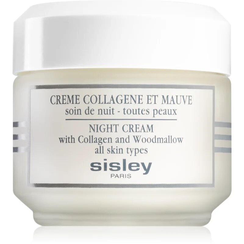 Sisley Night Cream with Collagen and Woodmallow učvrstitvena nočna krema s kolagenom 50 ml