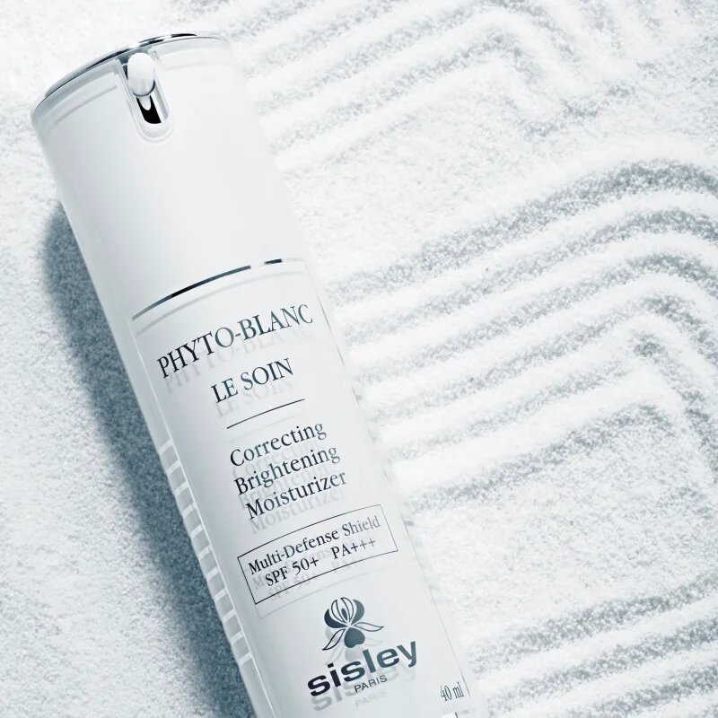 Sisley Phyto-Blanc Le Soin zaščitna vlažilna krema z obnovitvenim učinkom SPF 50+ PA+++ 40 ml