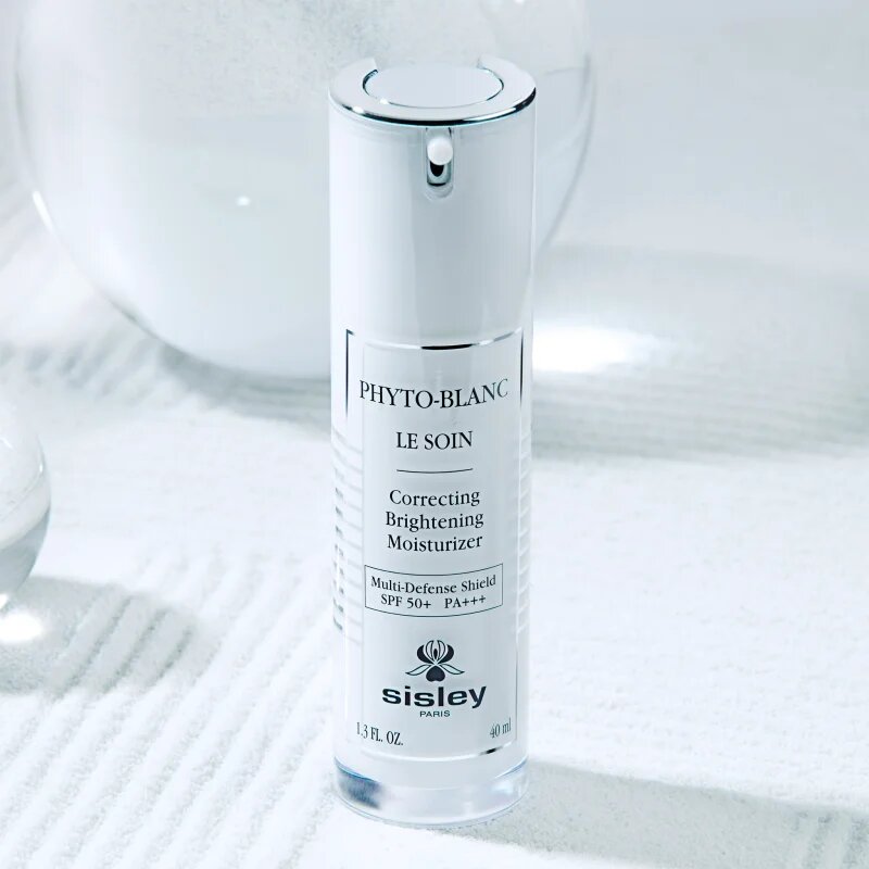 Sisley Phyto-Blanc Le Soin zaščitna vlažilna krema z obnovitvenim učinkom SPF 50+ PA+++ 40 ml