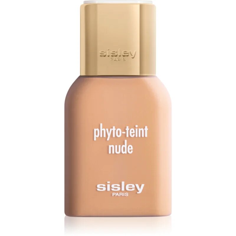 Sisley Phyto-Teint Nude posvetlitveni in vlažilni tekoči puder za naraven videz odtenek 3W1 Warm Almond 30 ml