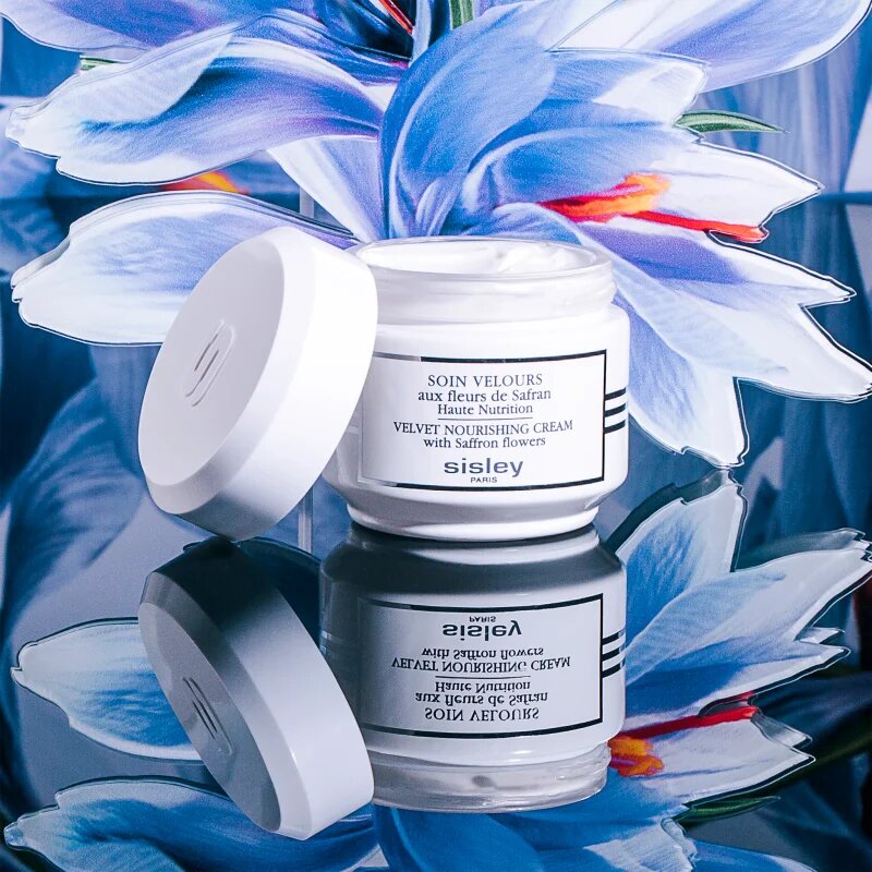 Sisley Velvet Nourishing Cream with Saffron Flowers vlažilna krema za suho in občutljivo kožo 50 ml