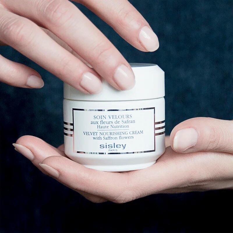 Sisley Velvet Nourishing Cream with Saffron Flowers vlažilna krema za suho in občutljivo kožo 50 ml