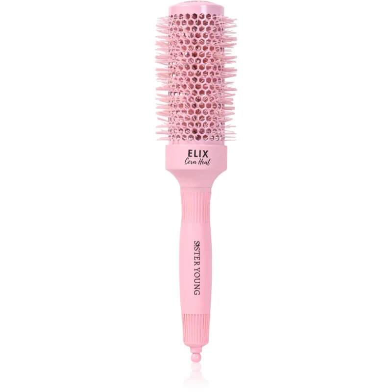 Sister Young ELIX Round Brush Cera Heat Pink okrogla krtača za lase 43mm 1 kos