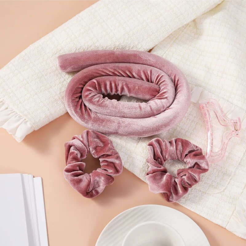 Sister Young LISA set za kodranje las Pink 4 kos